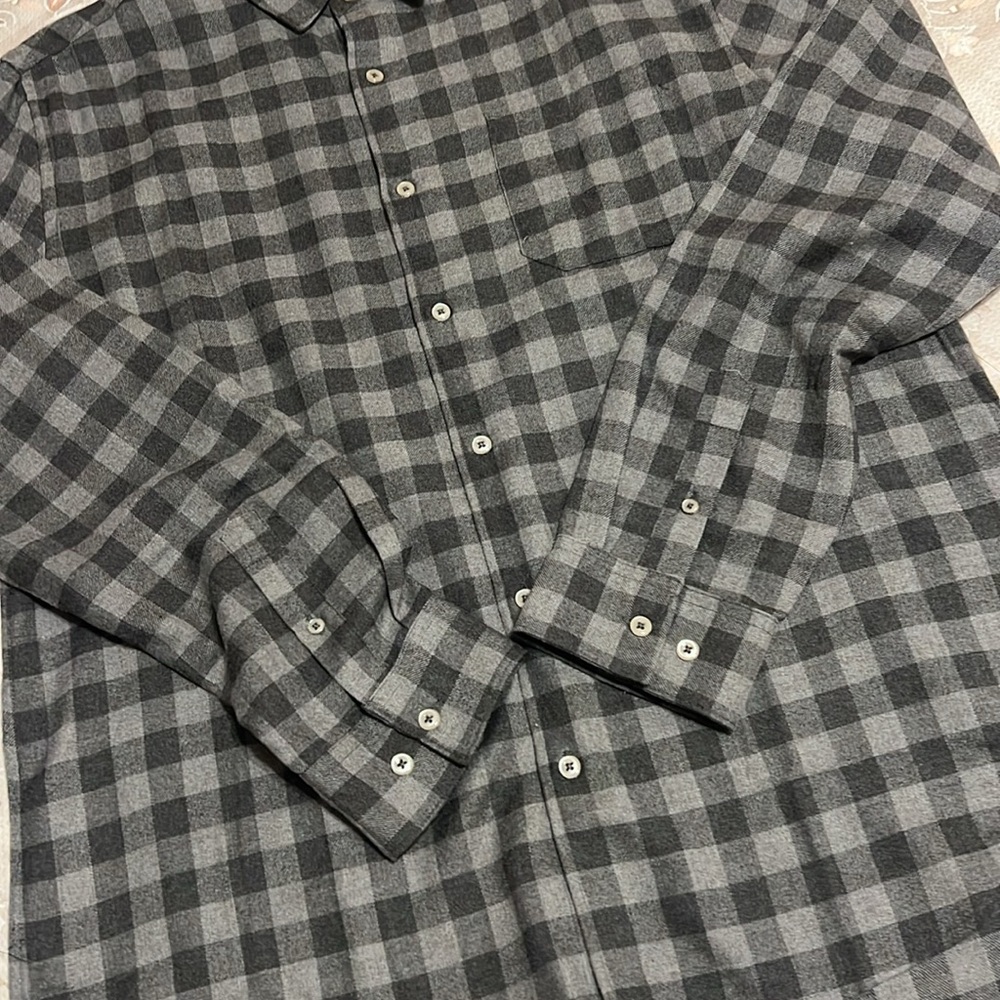 7 Diamonds Checkered flannel shirt - Picture 2 of 9